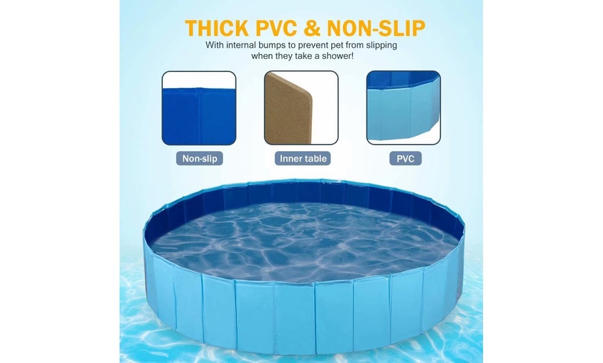 Up To 50% Off on Foldable Dog Pool Collapsible... | Groupon Goods