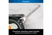 Ninja C30026 Foodi NeverStick Premium 10.25 Inch Fry Pan (Slate Grey)- New - Second Medium