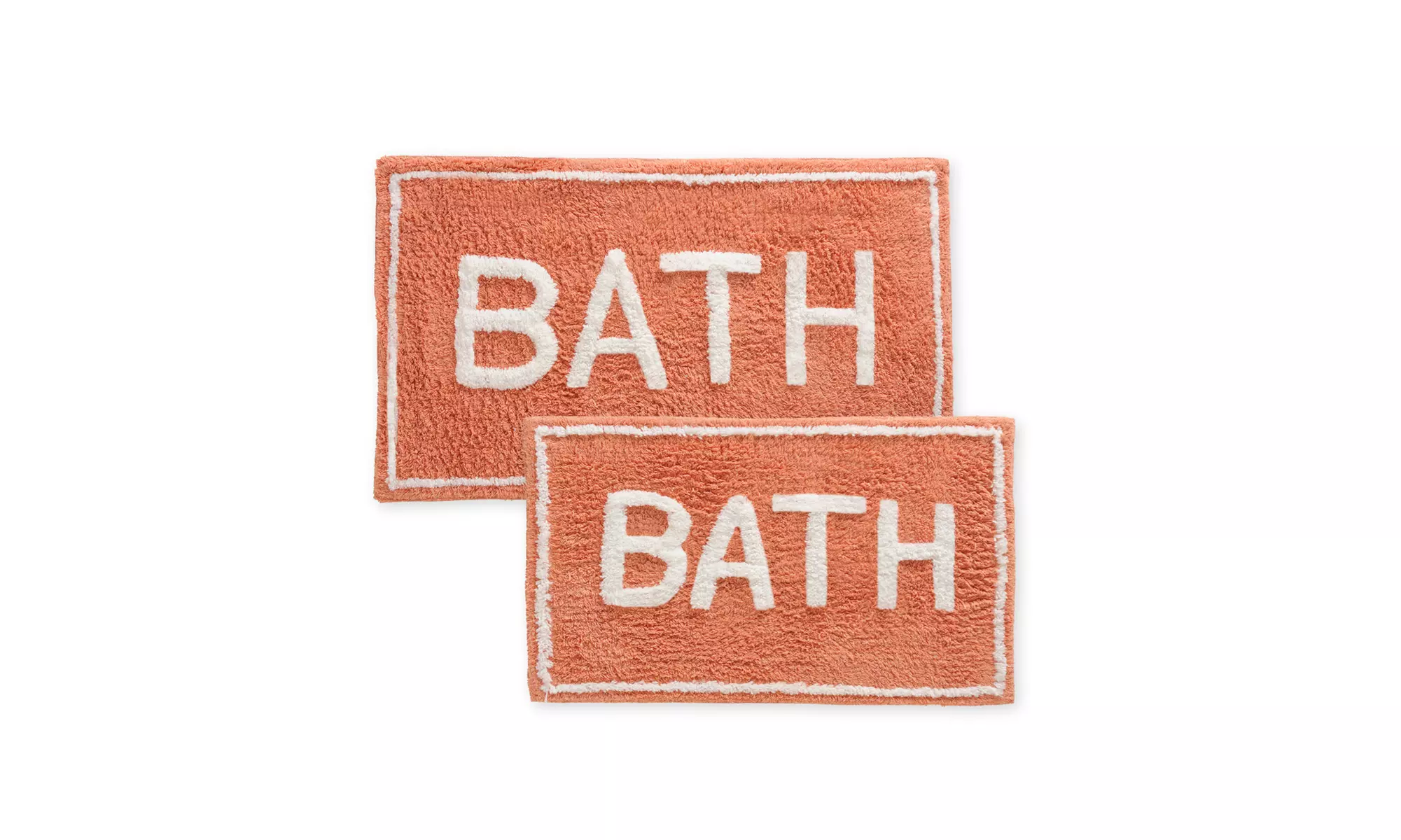 St Mary's 2 Piece Tufted Bath Rug Set with Latex Backing