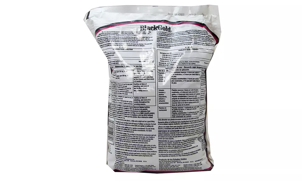 Black Gold All Purpose All in One Fertilizer 4 lbs - Second Medium