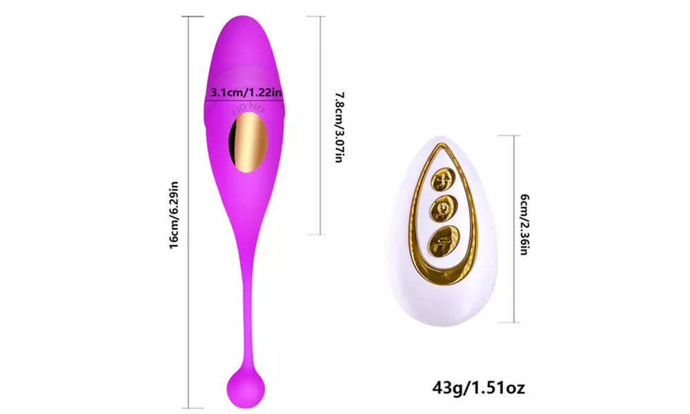 10 Speed Wireless Remote Control Vibrator G-spot Massager
