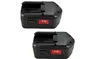 New 2 pcs Durable 18 V Replacement Non-OEM Battery for Milwaukee