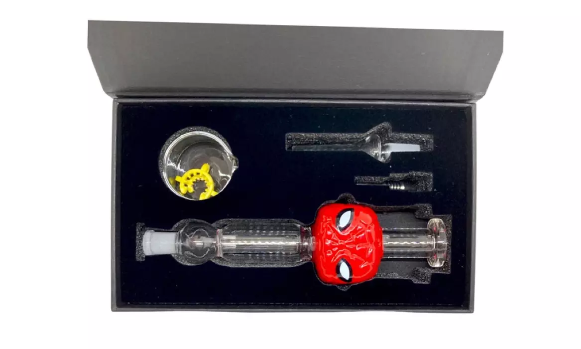 Micro Nectar Collector 14mm Cartoon Character with Titanium Tip  - Primary Image