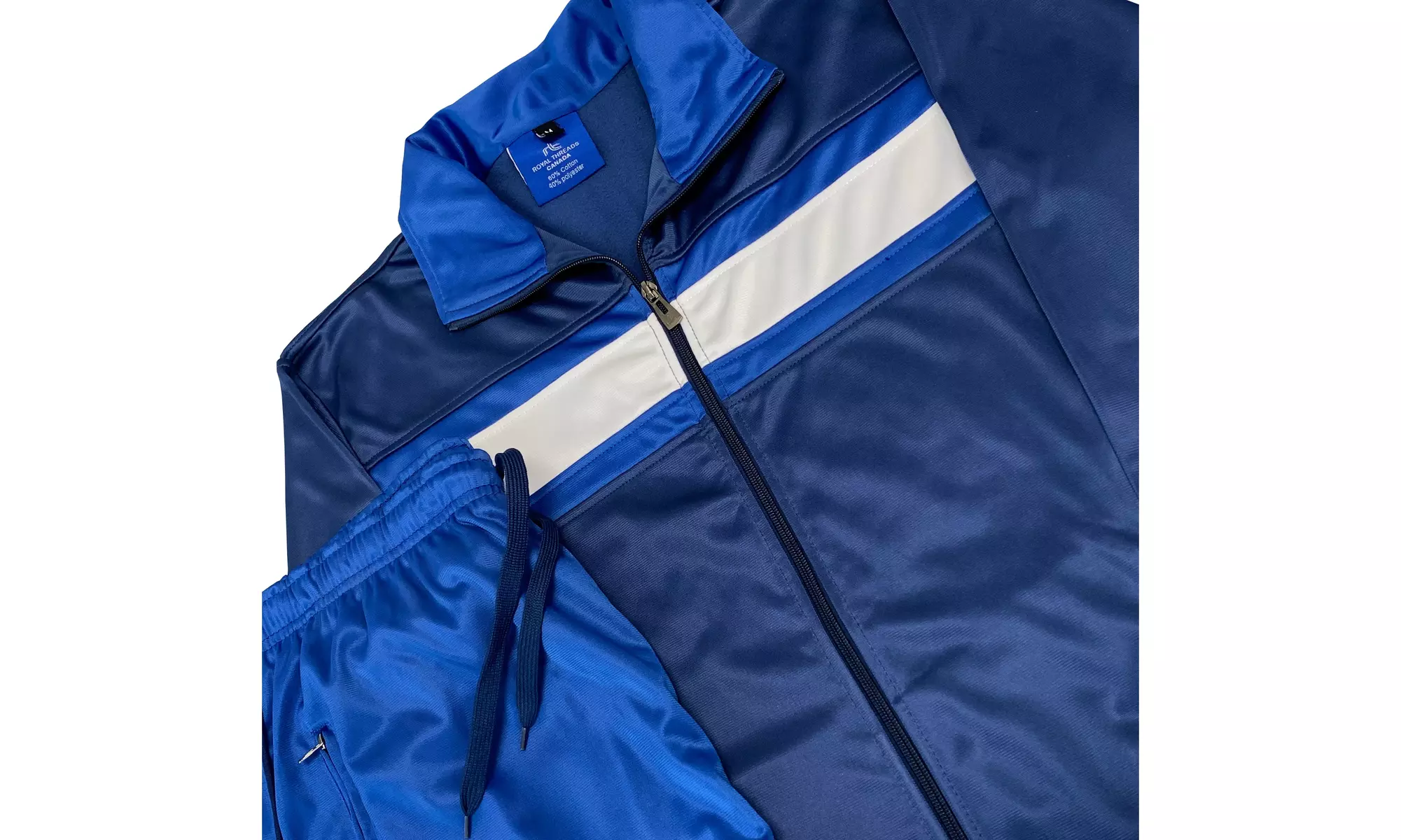 Royal Threads Men's Full Zip Tracksuit