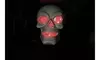 Alpine Motion Activated Skull with Red LEDs, 16 Inch Tall