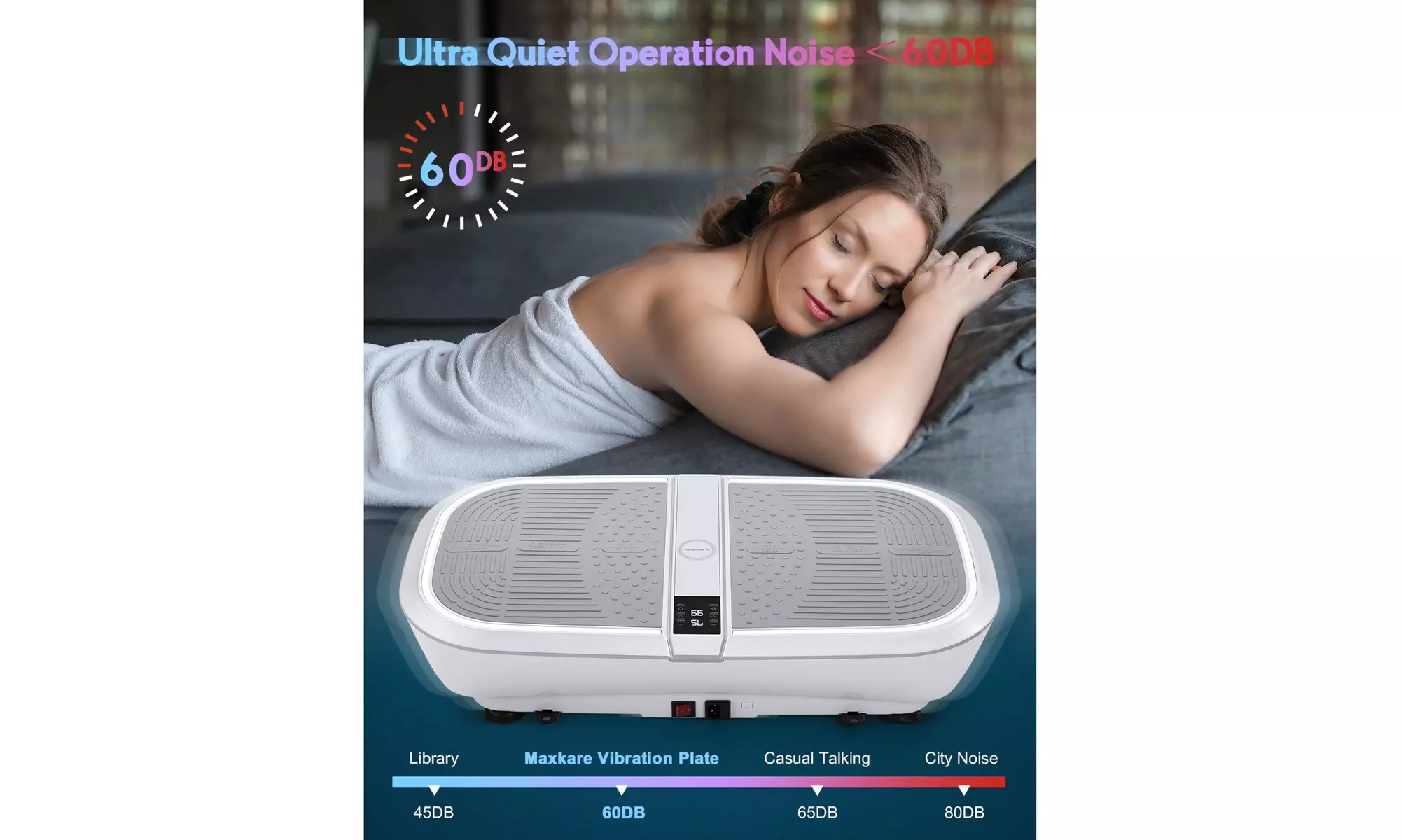 MaxKare 3D Vibration Plate Vibrating Platform Exercise Machine - Second Medium