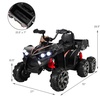 Costway 12V Kids Ride On ATV 6-Wheeler Electric Quad Car w/ 4WD & Trunk ...