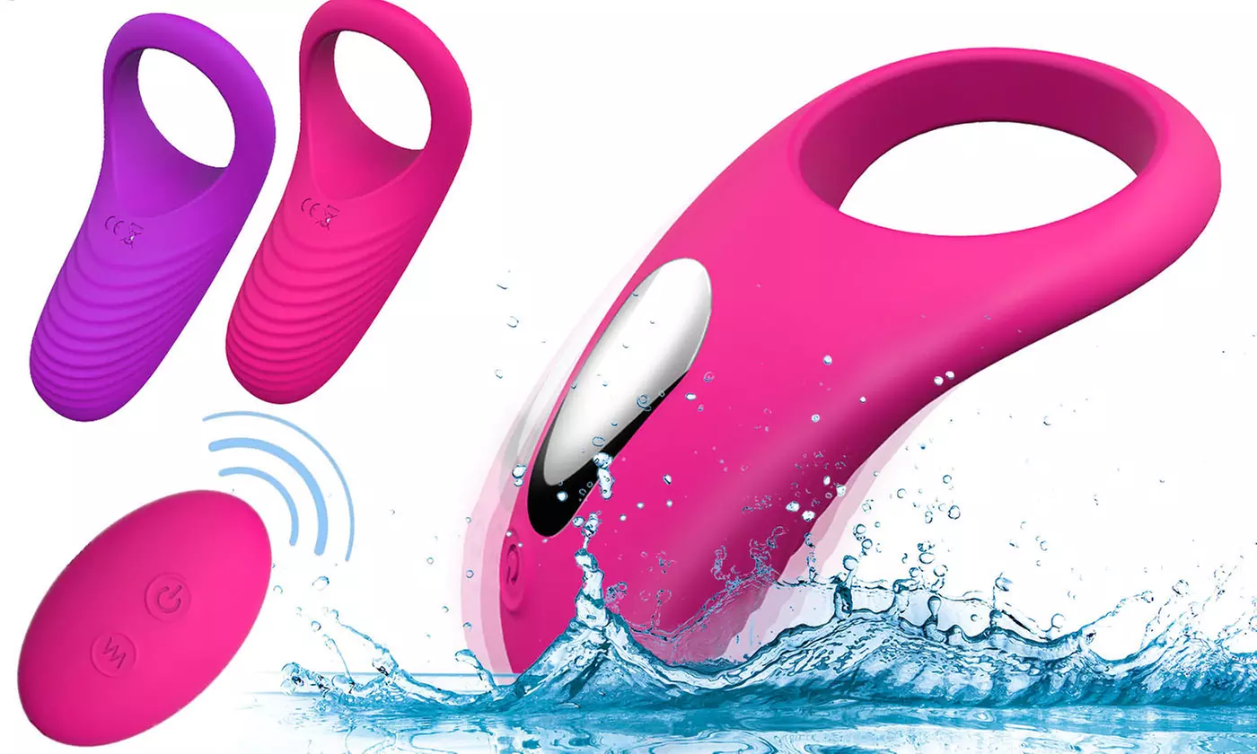 Rechargeable Powerful Remote Control 10 Vibrating Modes C-Ring Vibrator - Primary Image