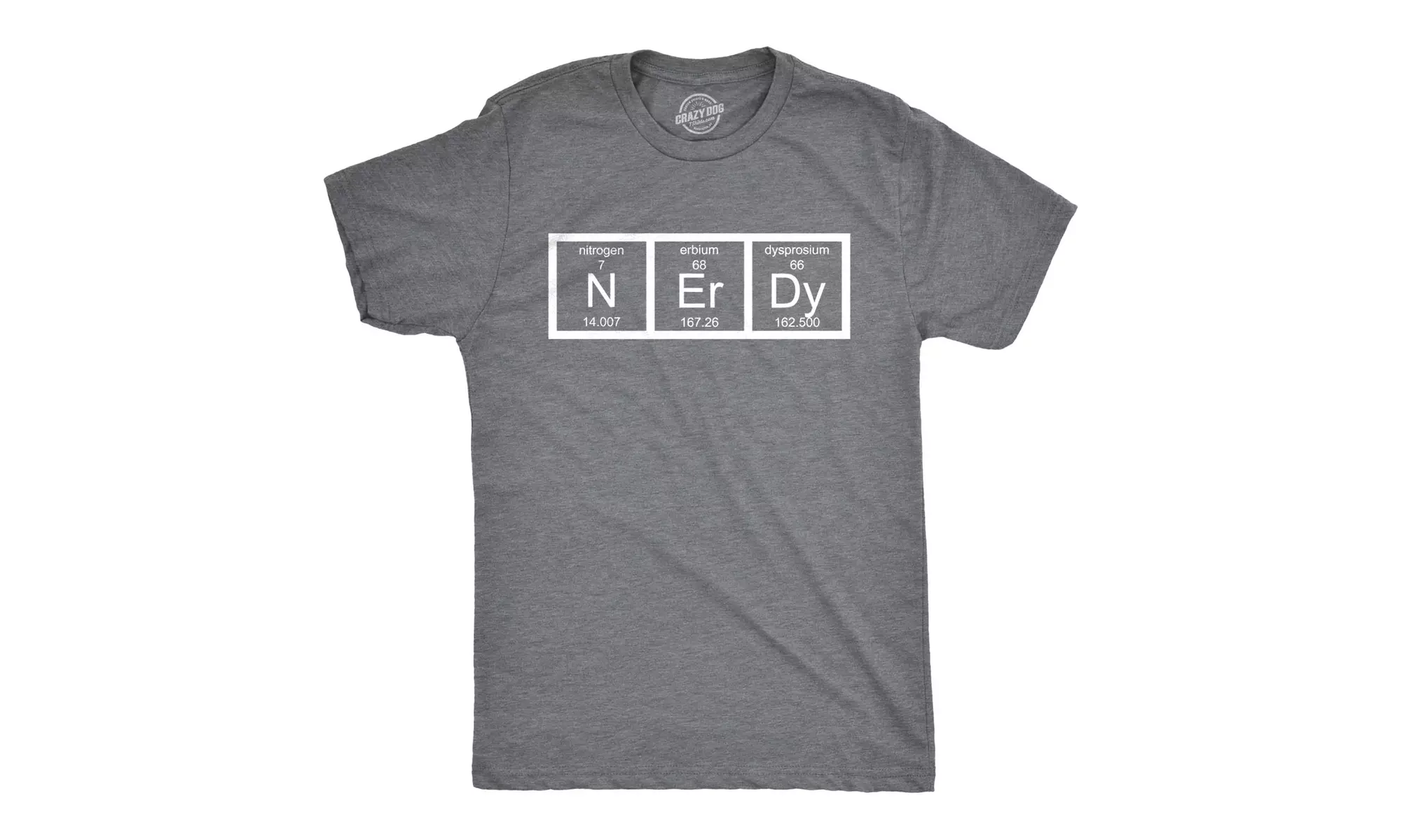 Nerdy Periodic Table T Shirt Funny Science Shirts Mens - Primary Image