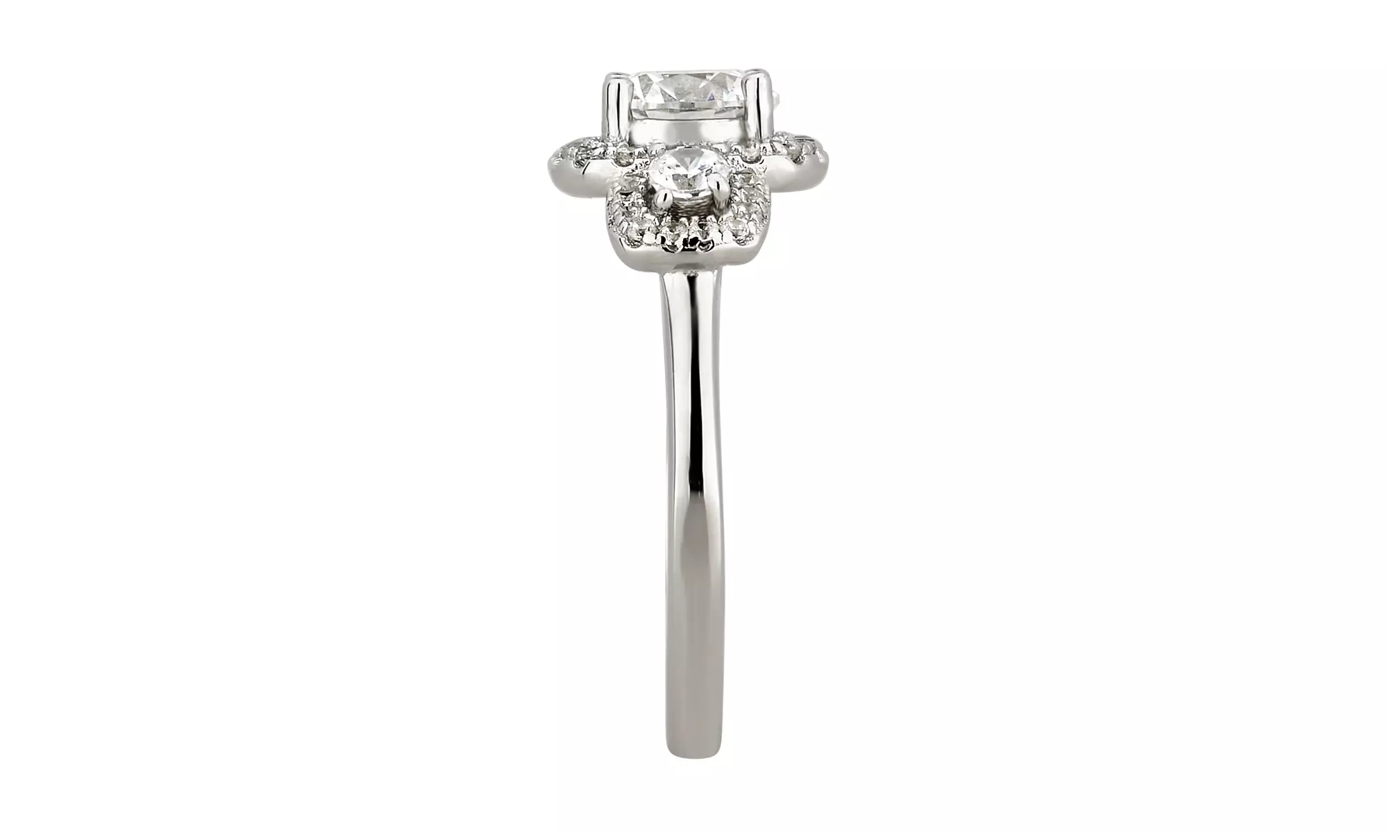 Unique Designs Bridal Ring Made with Crystals from Swarovski