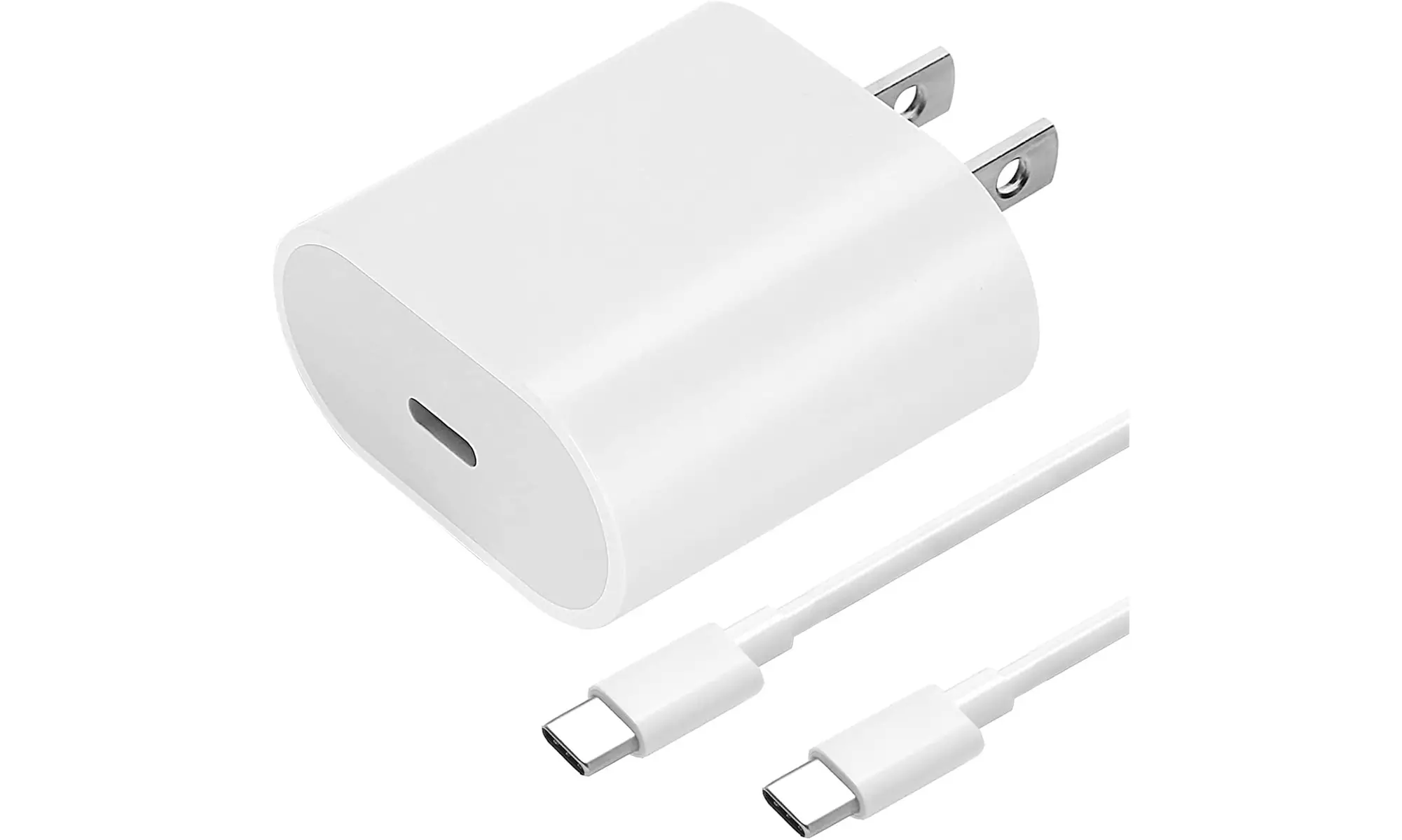 20W USB C Fast Charger with 10ft USB C to C Charging Cord - Primary Image