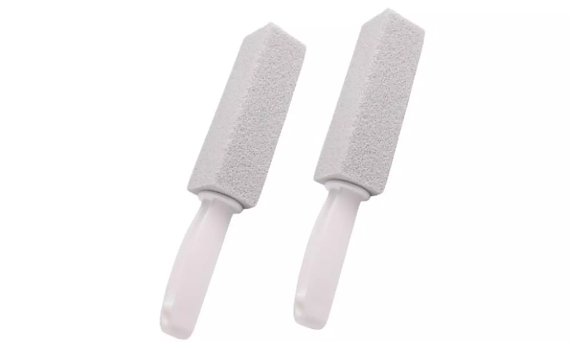 2 Pack Pumice Stone with Handle pumice cleaning brush Removes Unsightly Stains - Second Medium