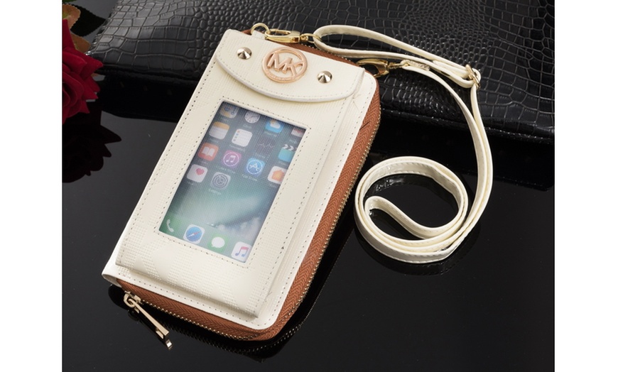 Image 27: Michael Kors Leather Crossbody