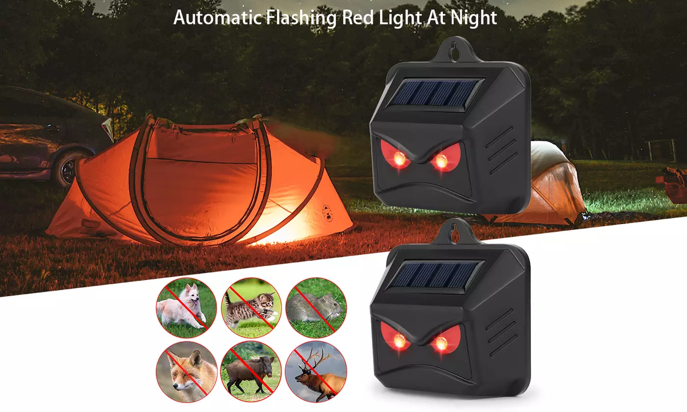 ItBelongs2U Solar Ultrasonic Animal Repeller Skunk