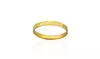 10K Yellow Gold Faceted Hearts Ring for Babies and Children