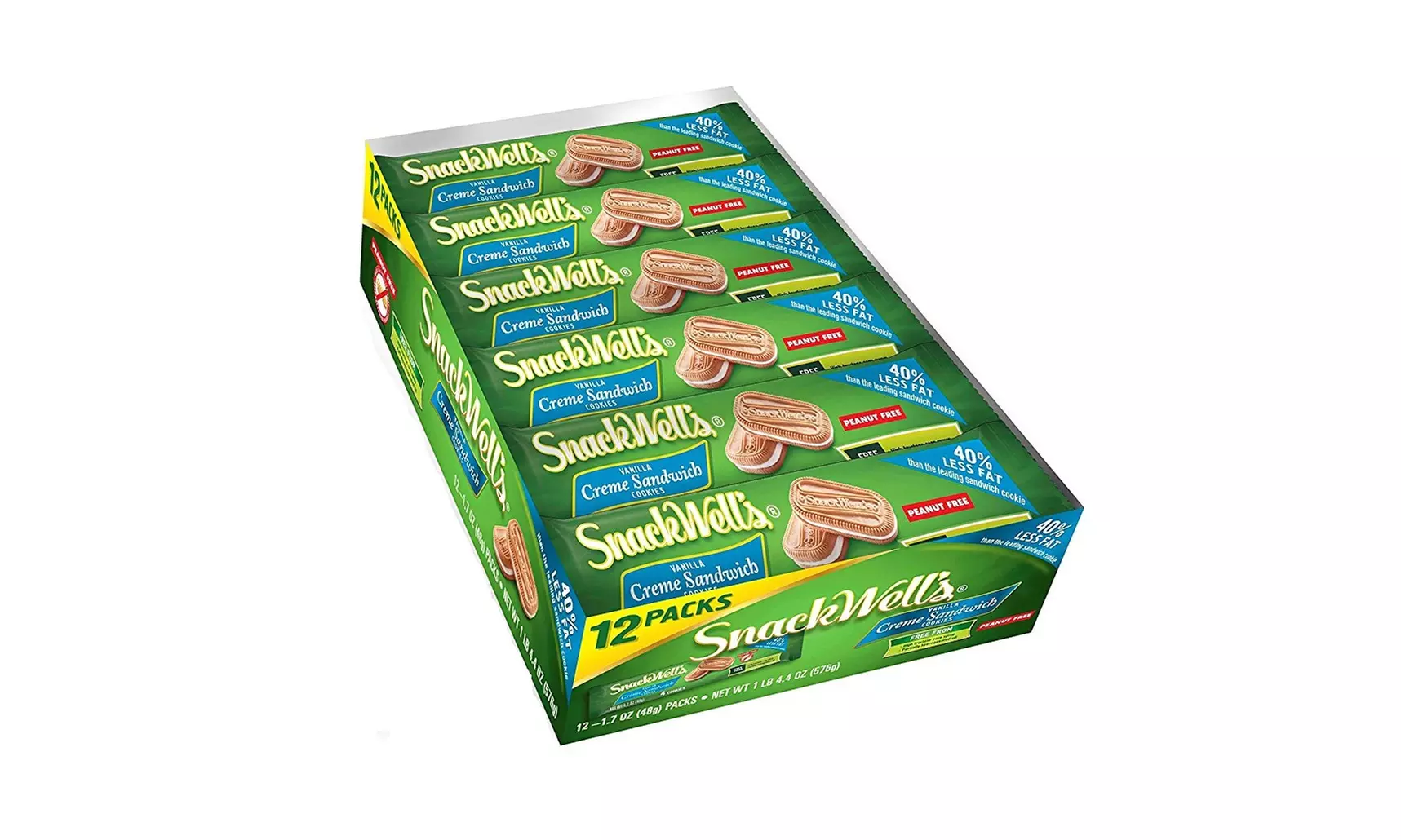 SnackWell's Cookies Vanilla Creme Sandwich - Pack Of 12, 7.75 oz. - Primary Image