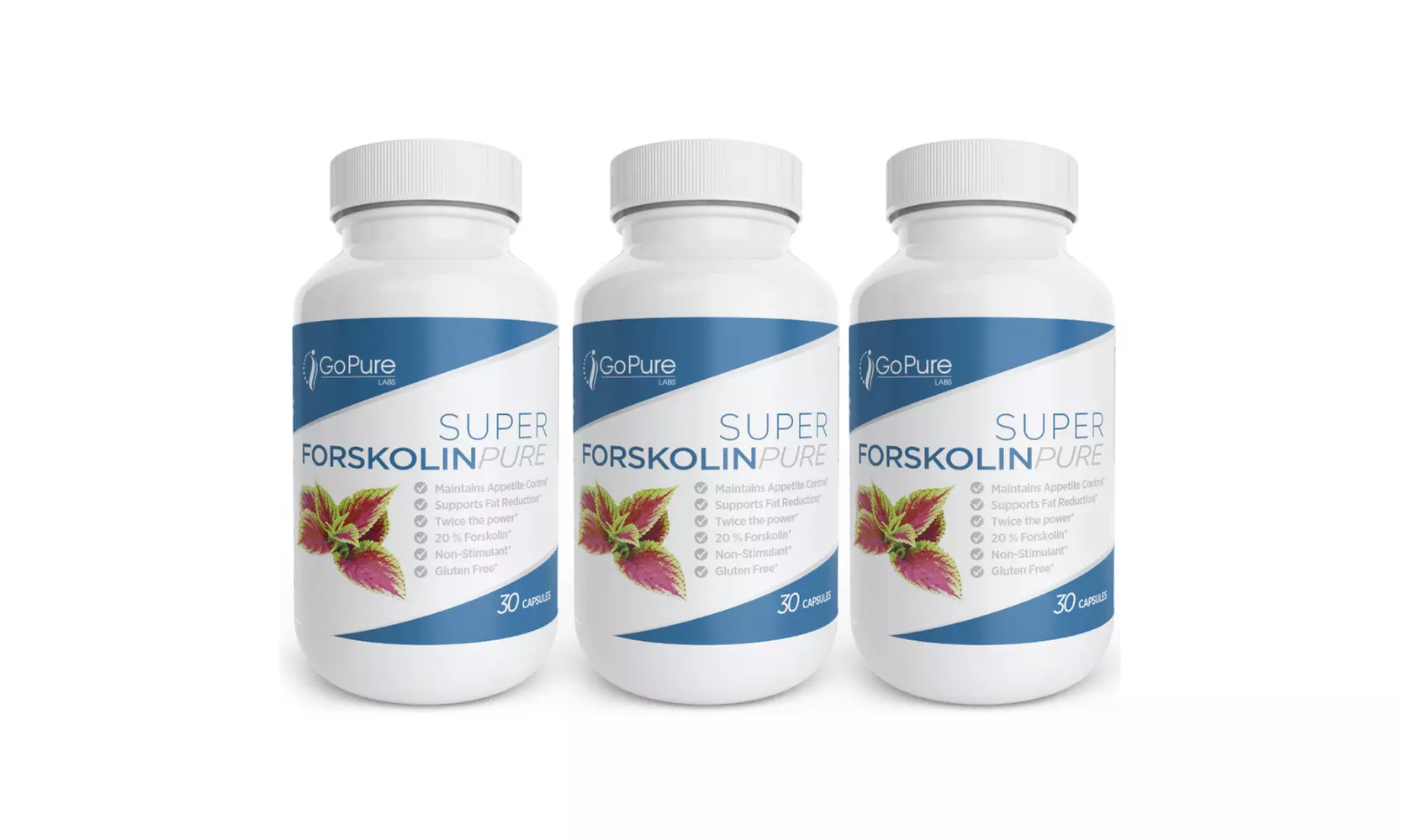 Go Pure Super Forskolin (3-Pack) - Primary Image