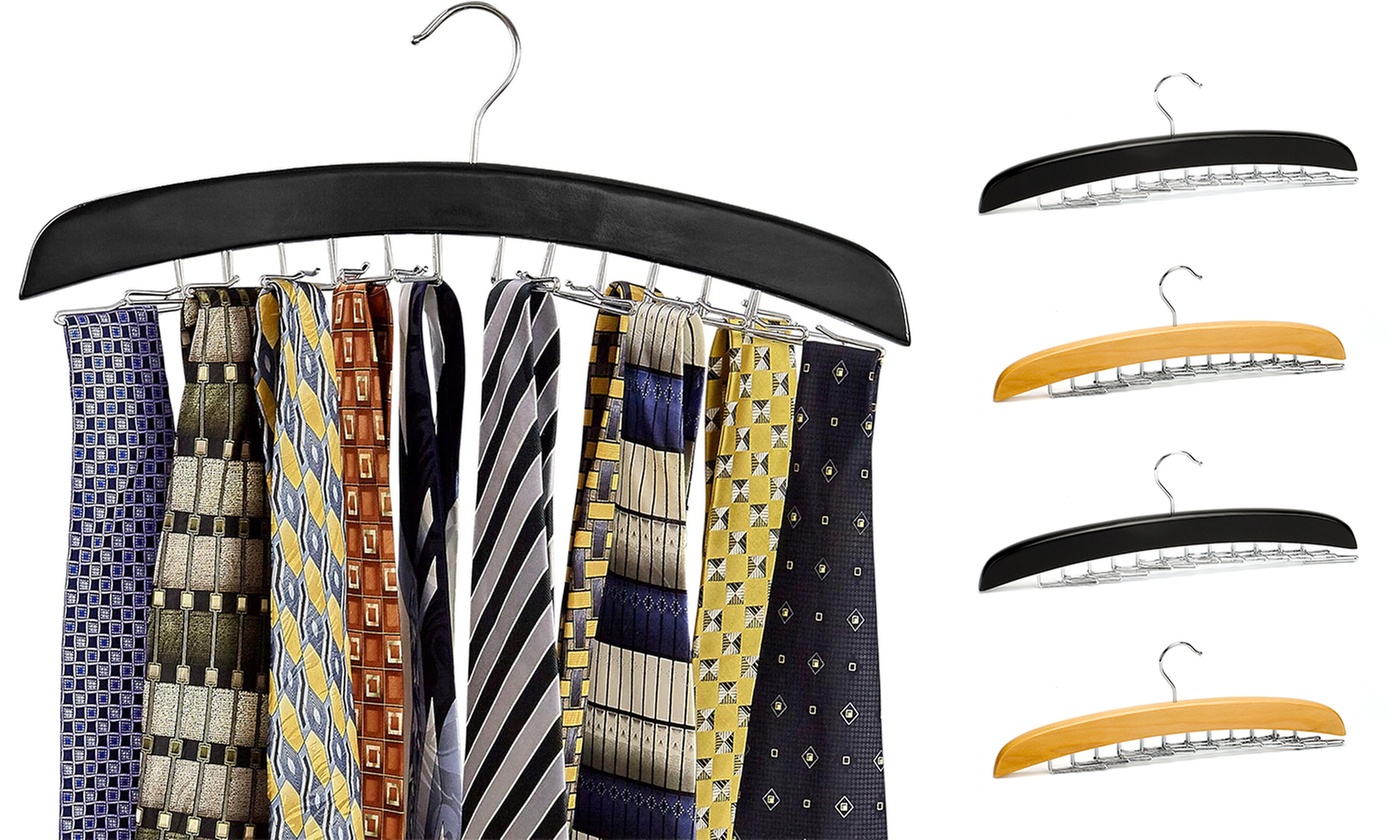 Tie Hanger Multi-function Rack Organizer Belt Holder Necktie Storage Rack - Primary Image