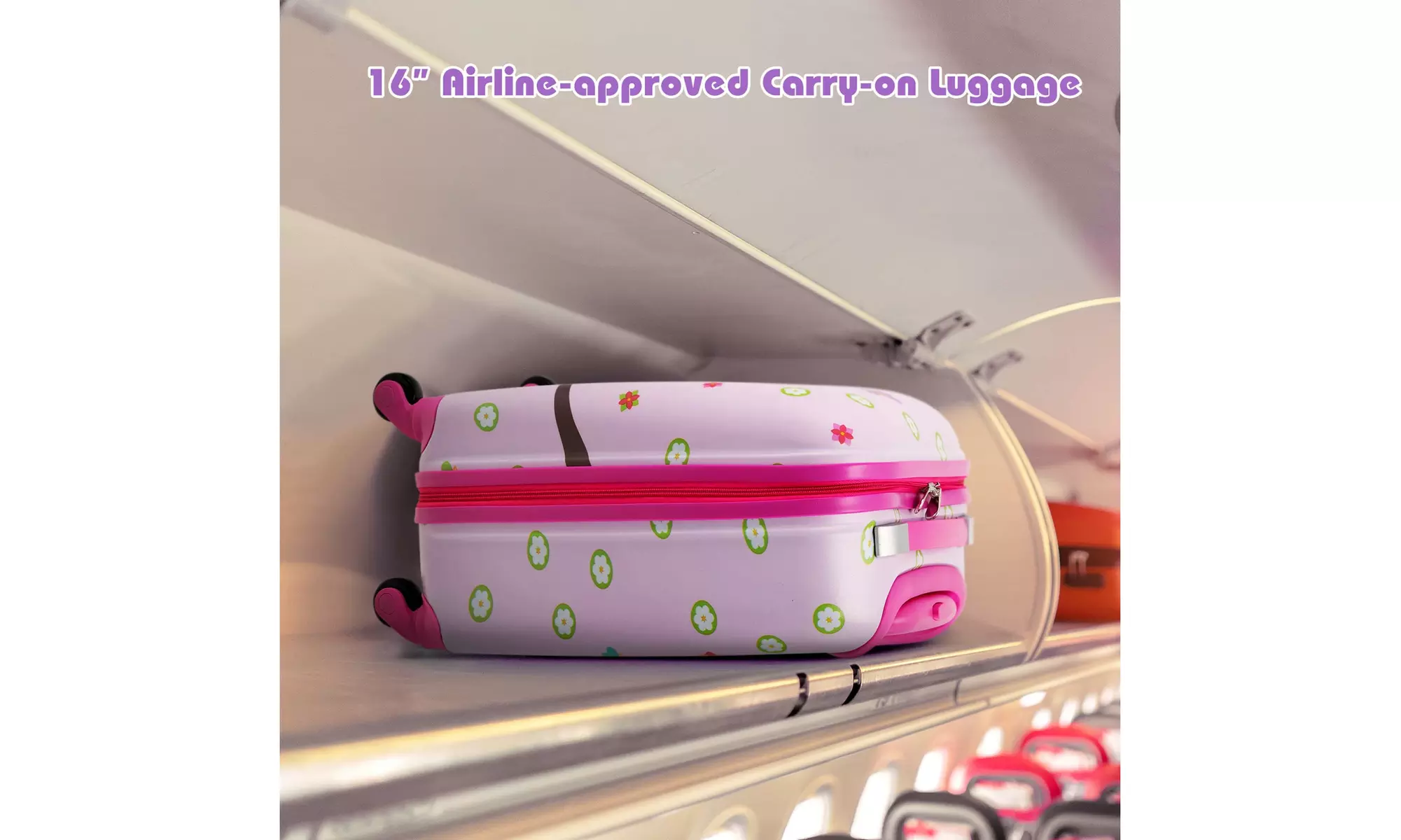 Costway Five-Piece Costway Kids Luggage Set 