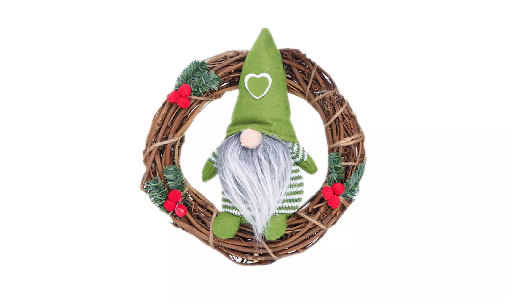 Doll Little Doll Rattan Ring Pendant Garland Window Hanging Decoration Supplies - Primary Image