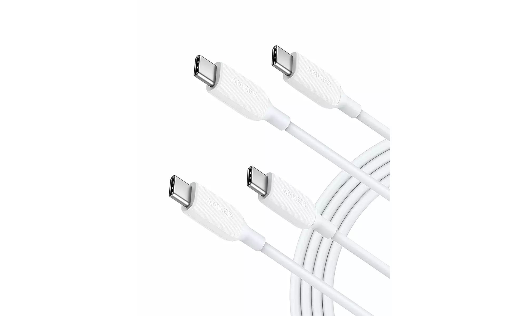 2-Pack Anker Powerline 3 ft USB-C to USB-C Fast Charging Cable