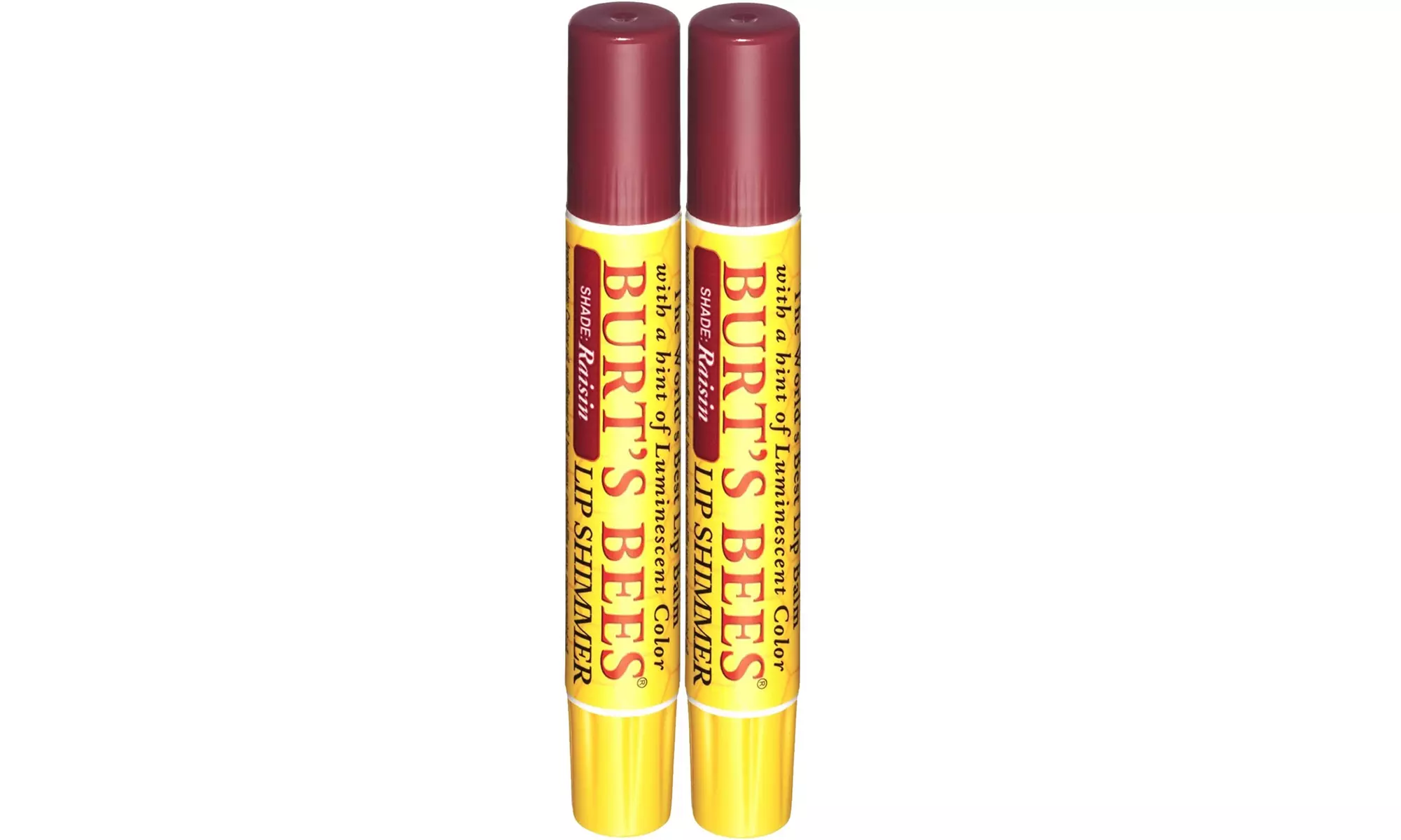2 Pack Burts Bees Lip Shimmer Raisin 0.9oz - Primary Image