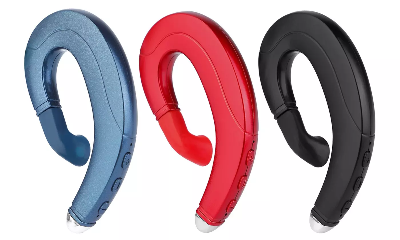 iNova Wireless V5.0 Bone Conduction Open Hook Earpiece with Microphone - Primary Image