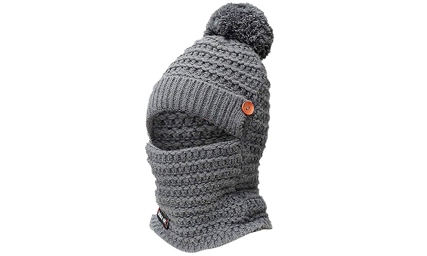 Women Knit Scarf Hat Set Winter Warm Solid Pom Soft Venonat Beanie Caps Scarves