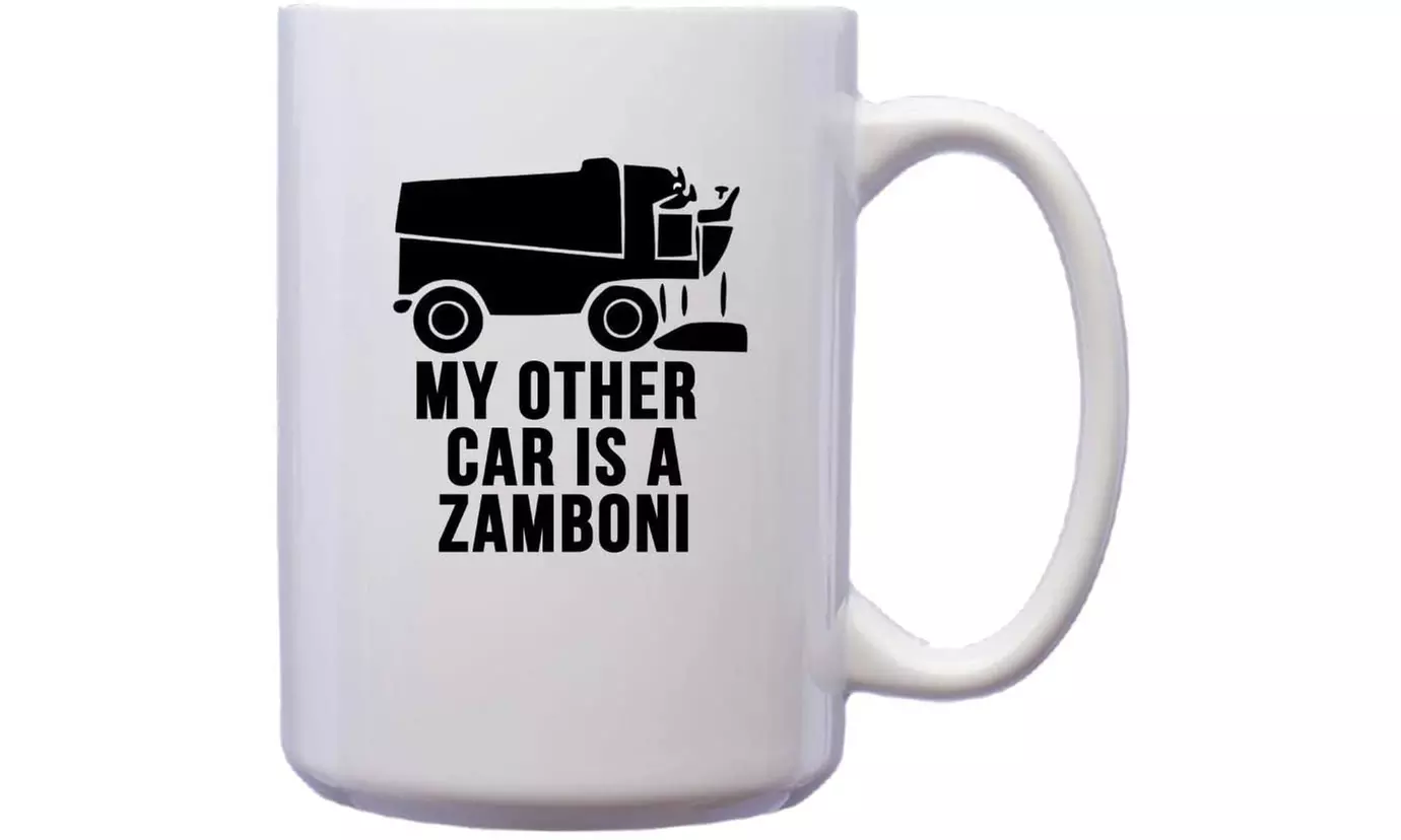 My Other Car Is A Zamboni Funny Mug - Primary Image
