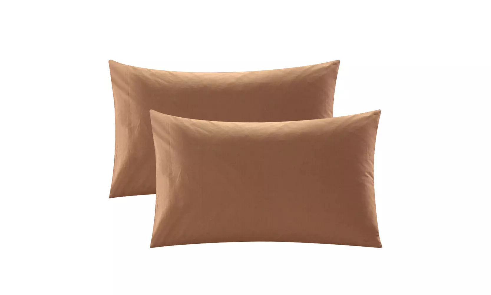 2 Pack Solid Pure Bed Pillow Case Covers Ultra Soft