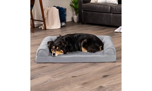 FurHaven Sofa-Style Orthopedic Pet Dog Bed Mattress