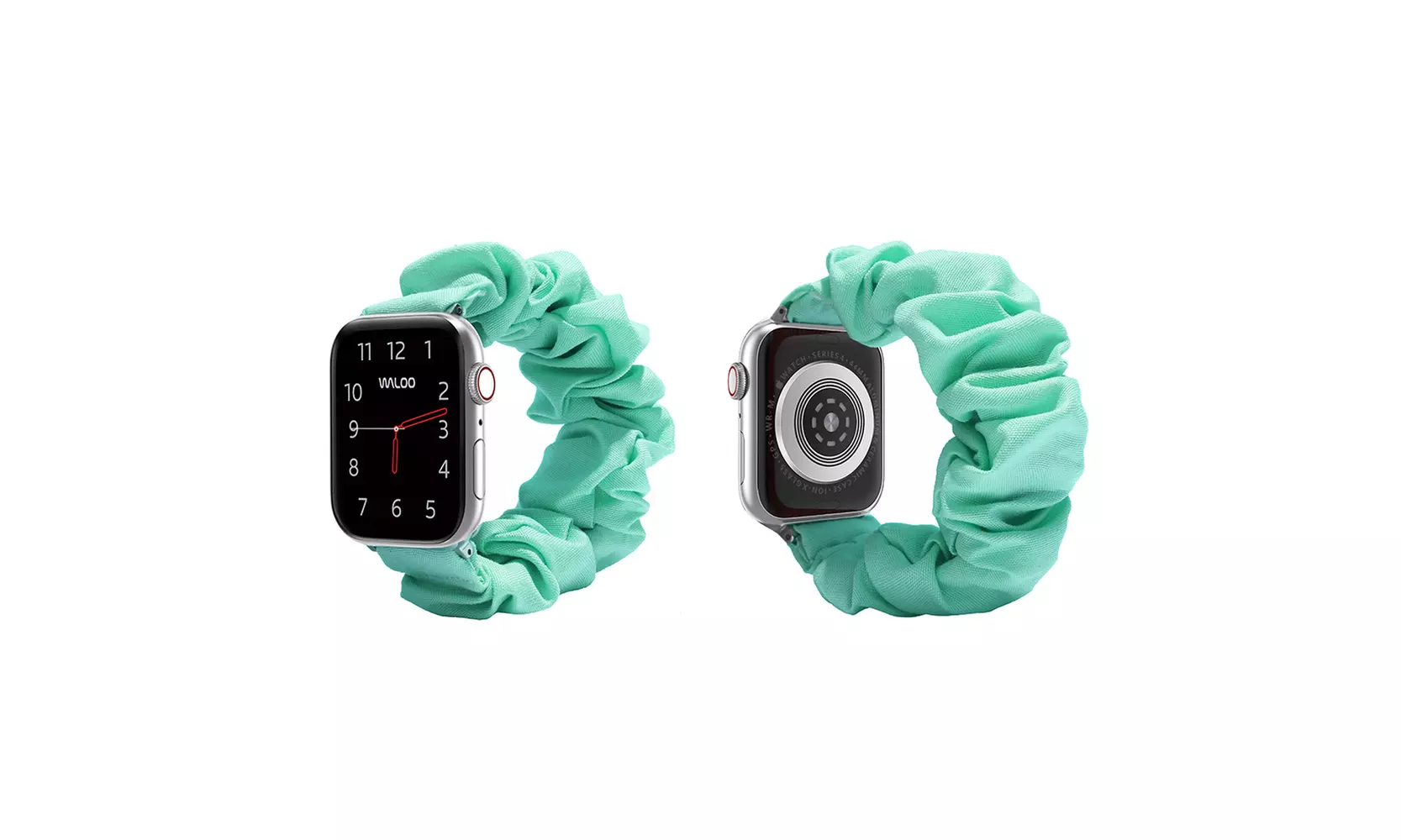 Waloo Elastic Scrunchie Band for All Apple Watch Series