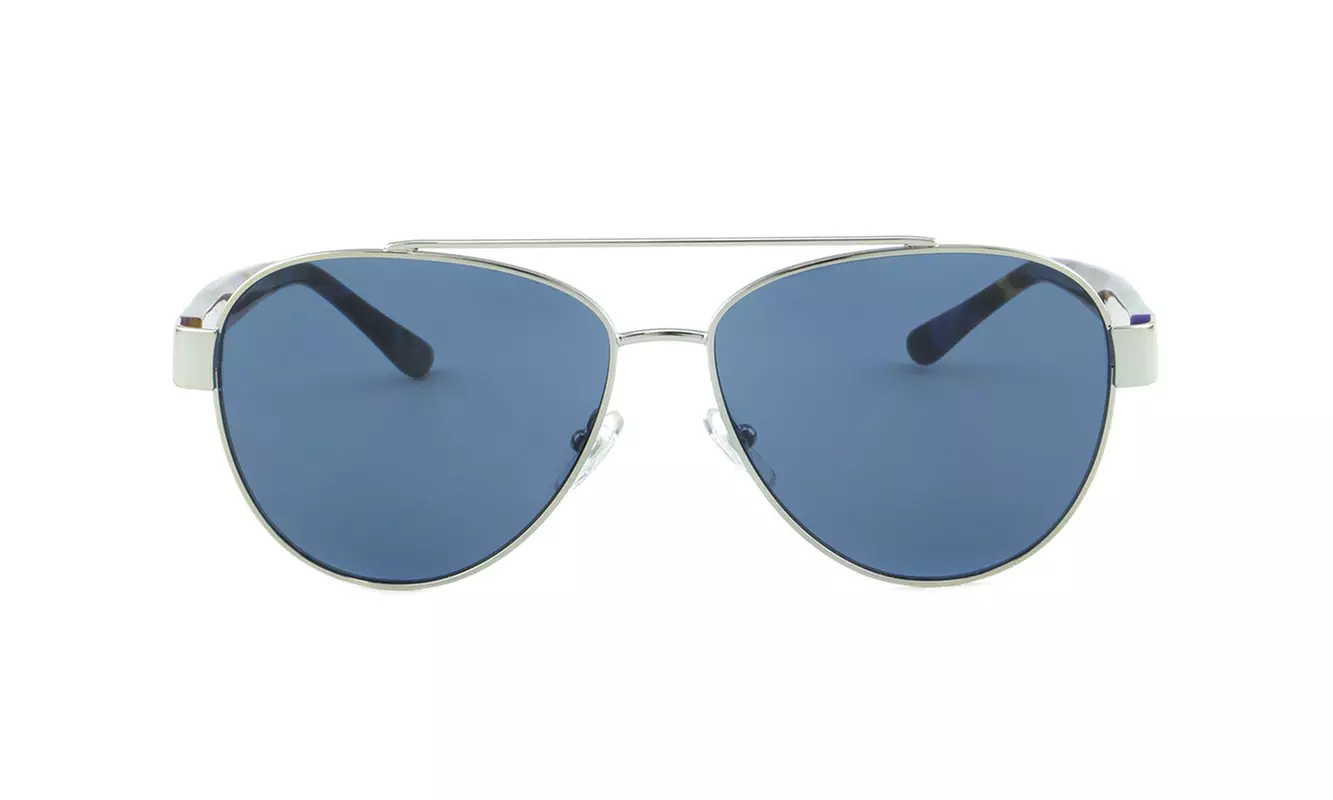 Tory Burch Blue Aviator Sunglasses with Case Tory Burch Women main image 3