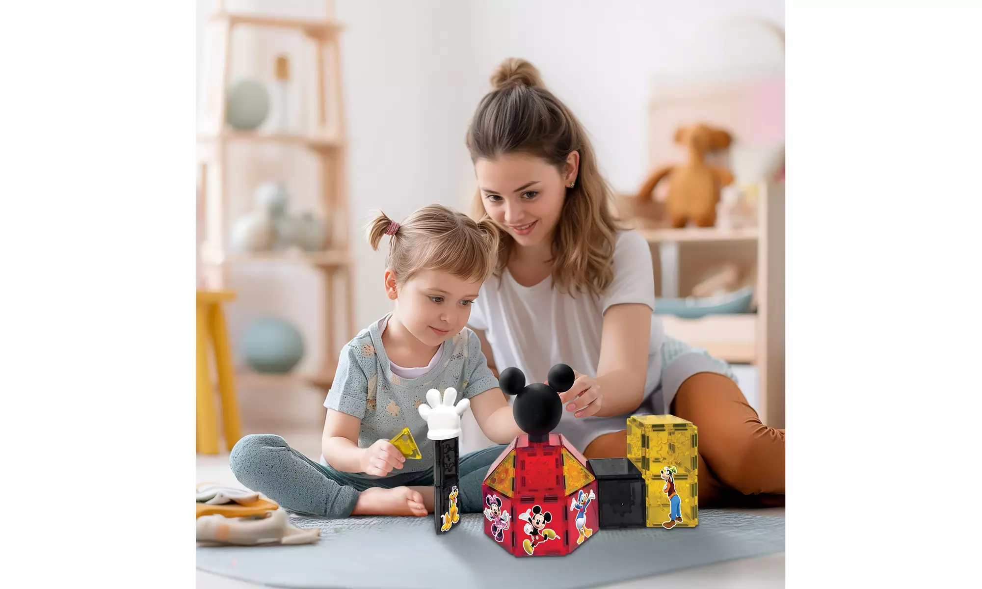 Disney Mickey Mouse Clubhouse Magnetic Tiles by Tytan Toys