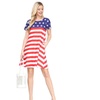 Image 5: Women's Flag Day Short Sleeve Dress with Pockets