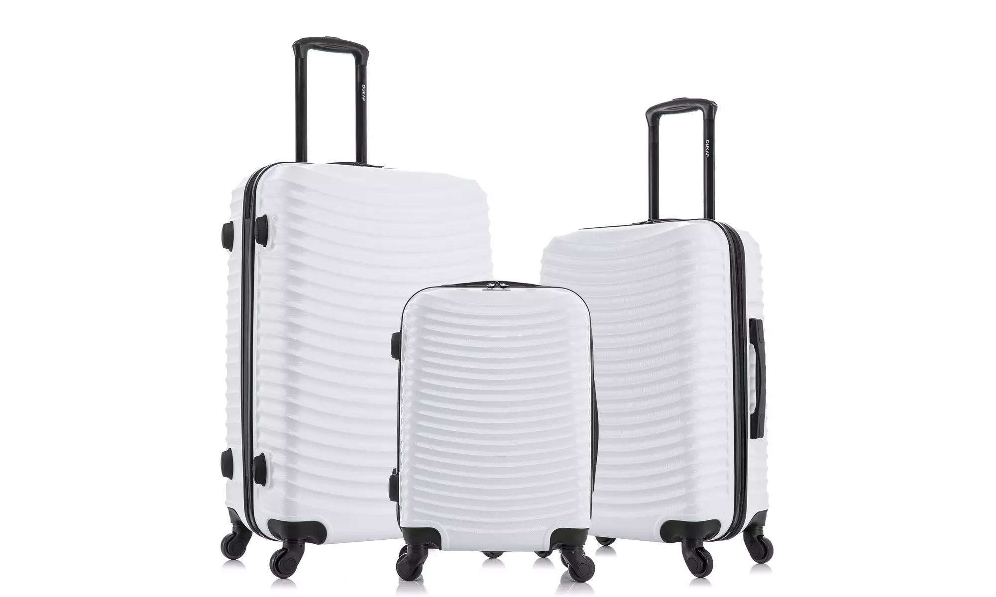 DUKAP Adly Lightweight Hardside Spinner 3 Piece Luggage Set 20"/24"/28"