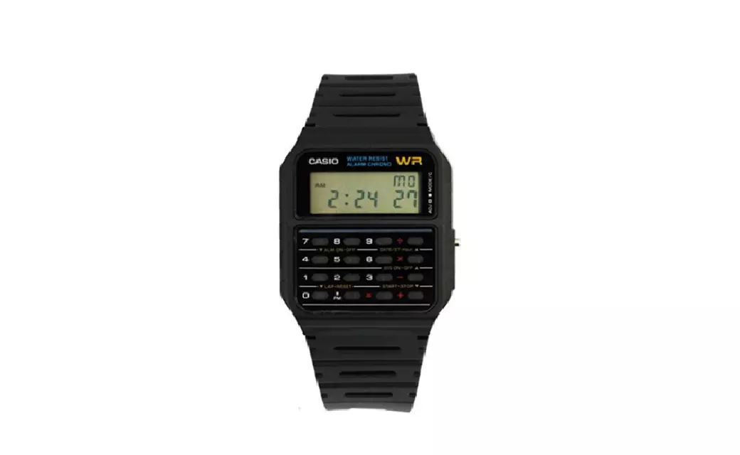 Casio Men's CA53W-1 Calculator Watch - Primary Image
