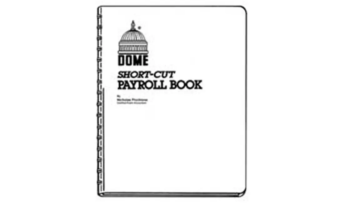 Dome Publishing Company- Inc. DOM650 Short Cut Payroll Book- 1-50 Employees- 9in - Primary Image