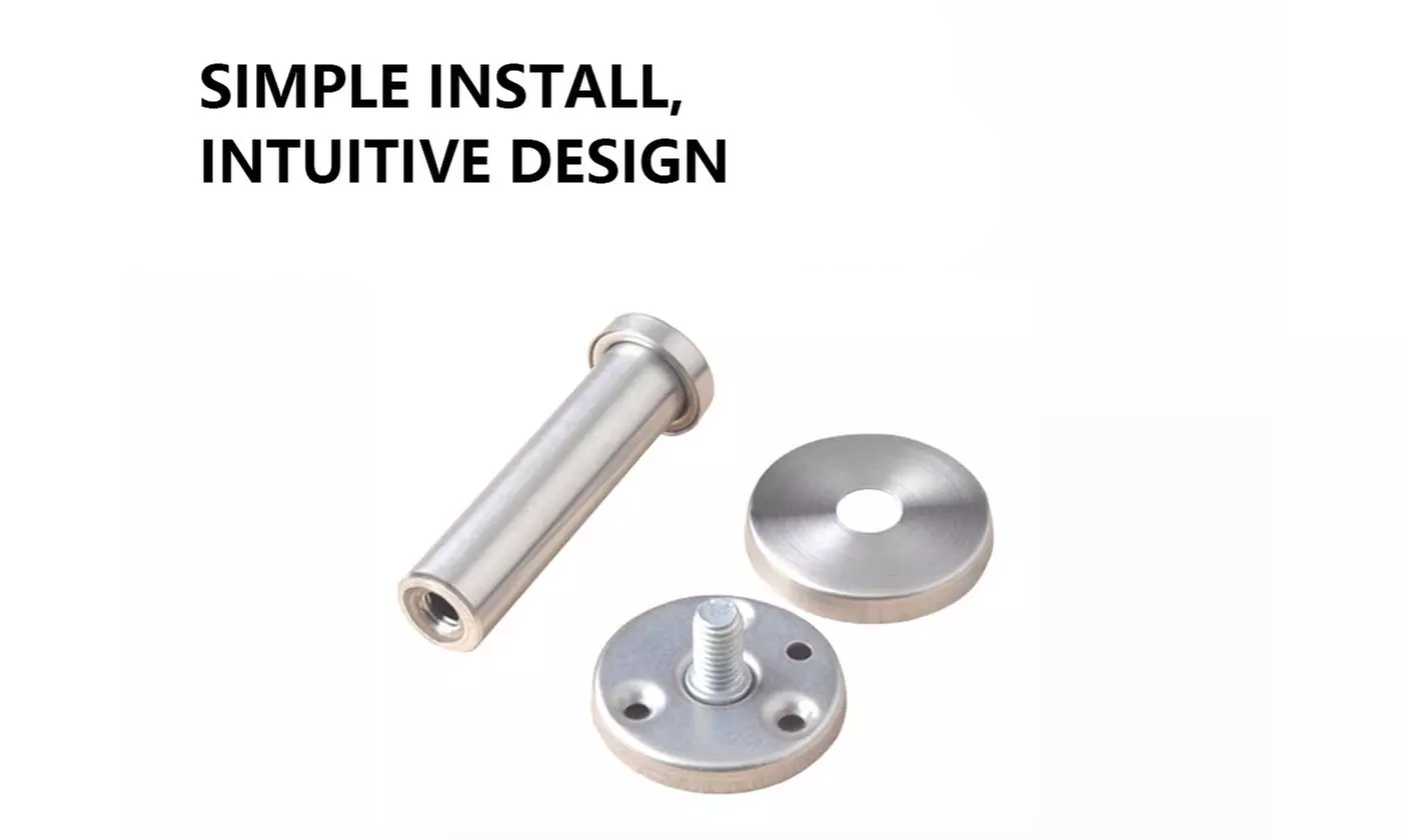 4 Pieces Stainless Steel Wall-Mount Robe Hook Coat Hook Towel Wall Hook