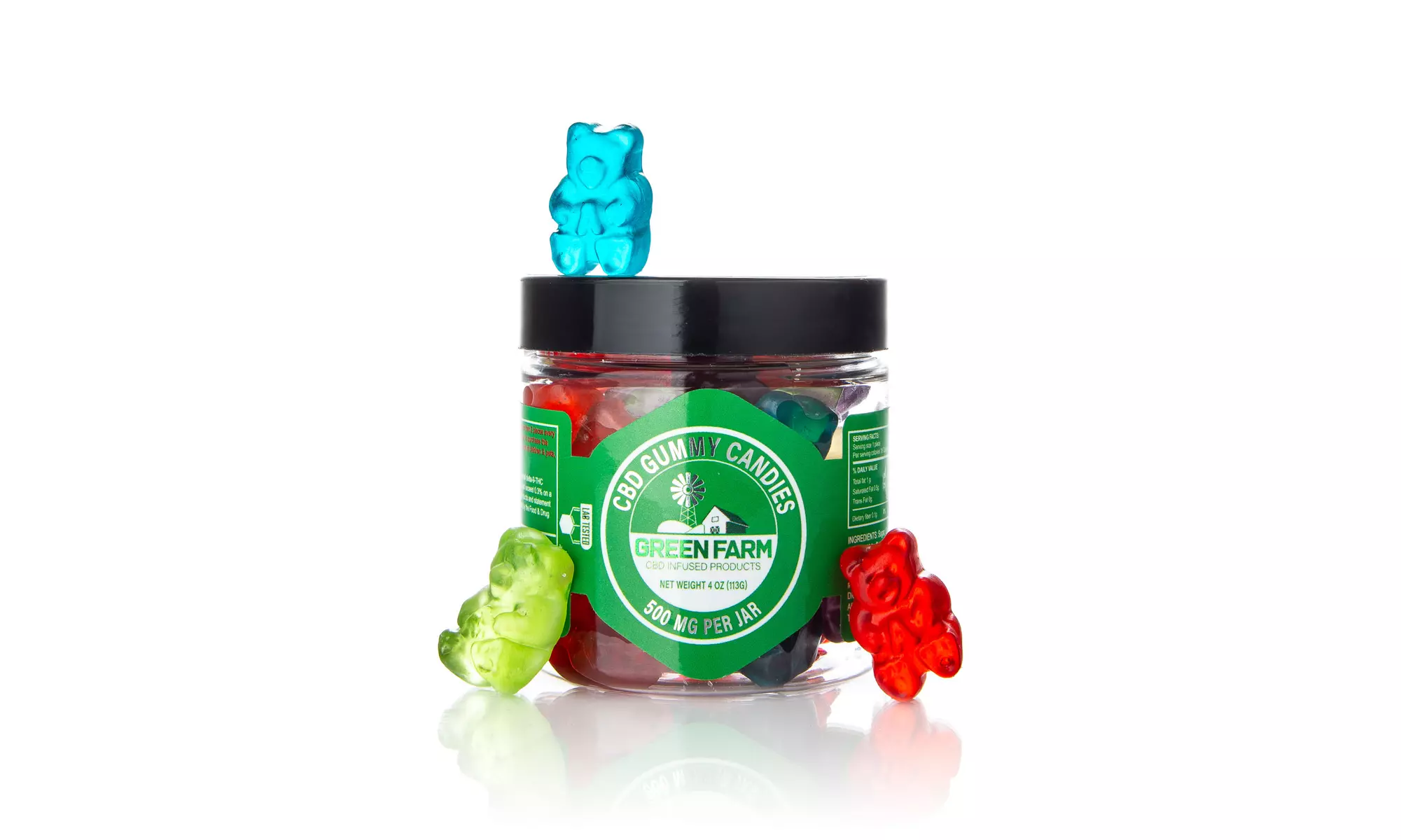Clear Gummies Infused with Organic CBD (500MG - 5000MG) From Green Farm