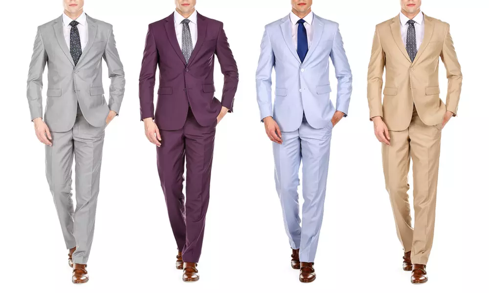 Braveman Slim Fit 2PC Suits Spring Collection - Primary Image
