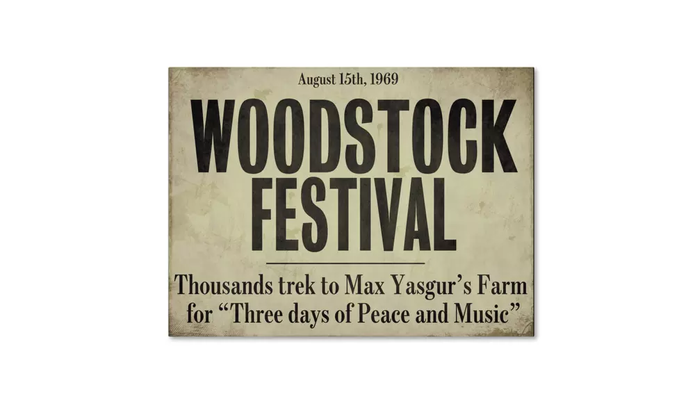 Color Bakery 'Woodstock' Canvas Art - Primary Image