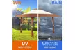 Costway 13'x13' Folding Gazebo Canopy Shelter Awning Tent Patio Garden Outdoor  - Second Medium