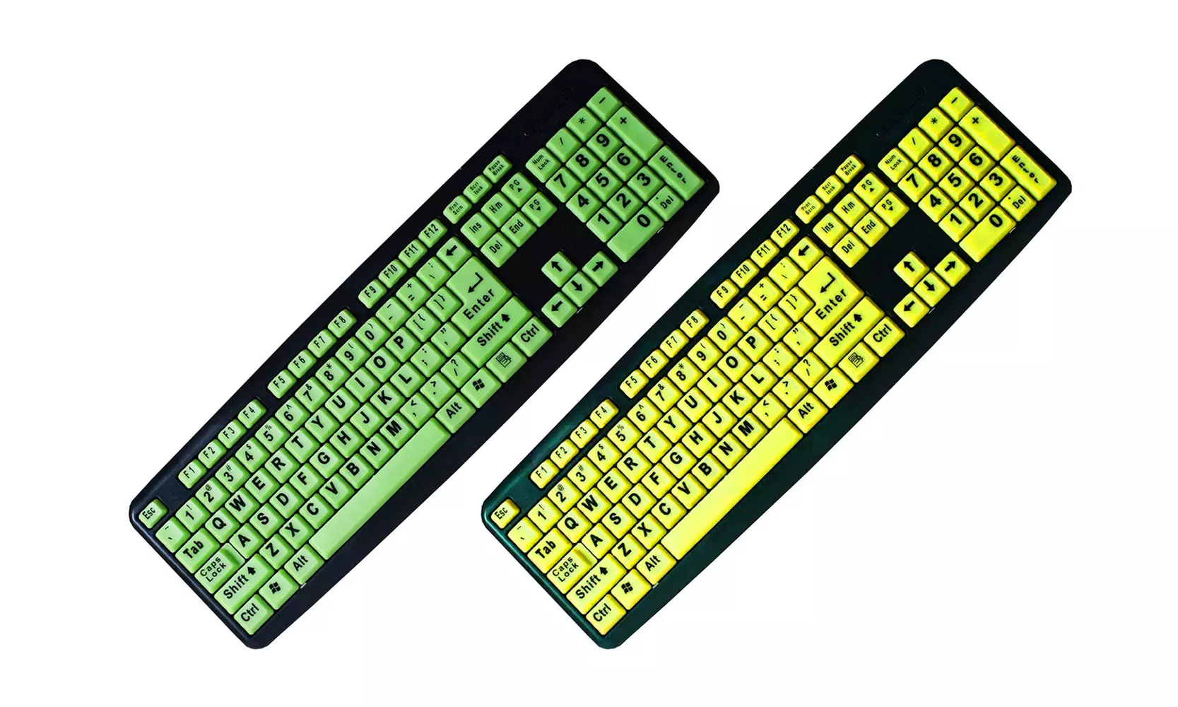 Large Print Computer Keyboard Wired USB Keyboard - Primary Image