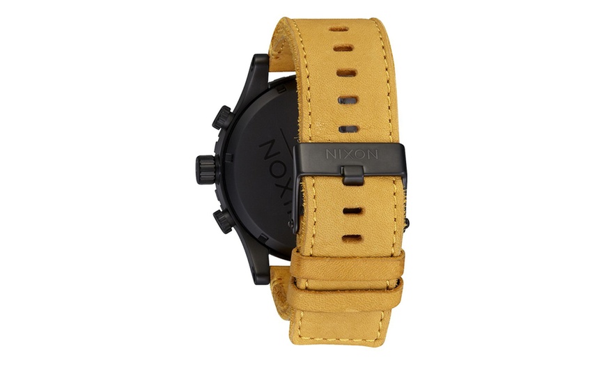 Nixon ranger hot sale chrono leather