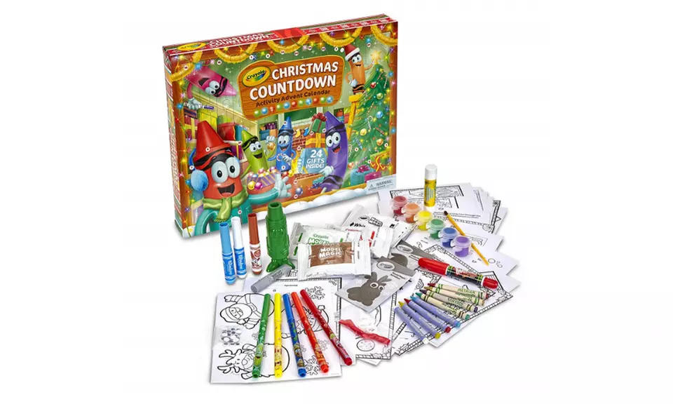  Crayola Christmas Countdown Activity Advent Calendar  - Primary Image