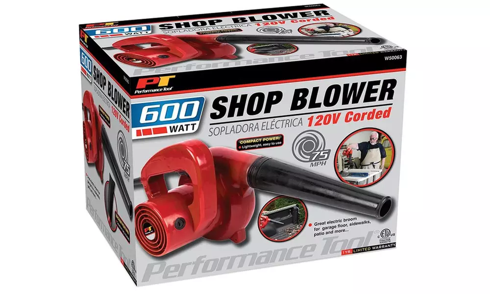 600 Watt Compact Electric Shop Blower - Primary Image