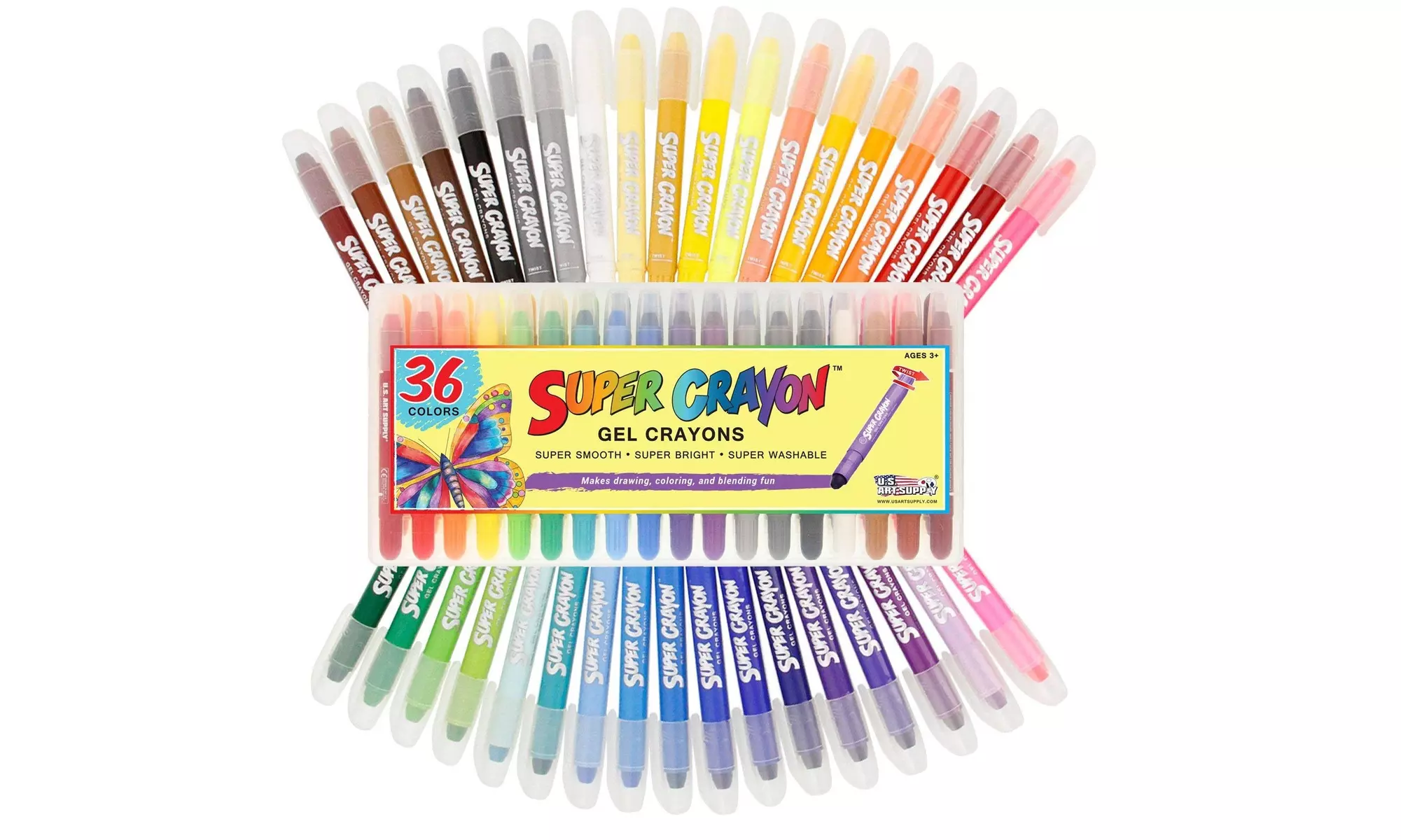 U.S. Art Supply Super Crayons Set  - Primary Image