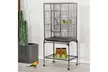 53.7" Mid-Sized Bird Cage w/ Stand for Conures Parakeets Cockatiels - Second Medium