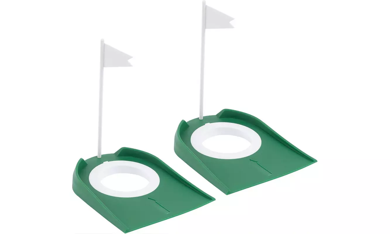 2 Pack Golf Putting Hole Putter Regulation Cup Indoor Practice Training Aids - Primary Image
